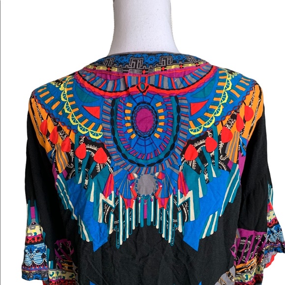 Flying Tomato Boho Short Kimono Top Size Medium - Picture 5 of 17